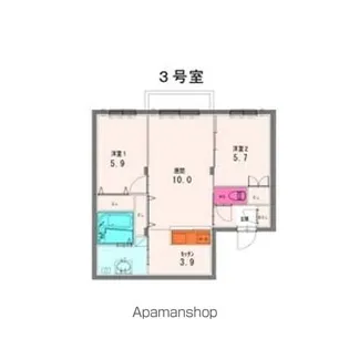 DIOGRACIA MIYANOMORI(ディオグラシア宮の森)【4階】の間取り