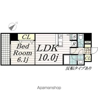KDX千葉中央レジデンス【6階】の間取り