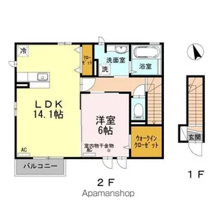 Y FLATS【2階】の間取り