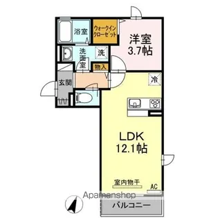 グランシャリオ千代田【3階】の間取り