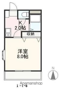 クレイドル安田Ⅰ【2階】の間取り