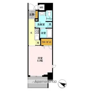 G’ーNOTE【3階】の間取り