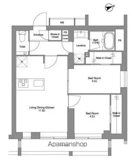 ORME COURT YOTSUYA【3階】の間取り