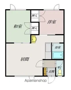 エステート春光【203号室】の間取り
