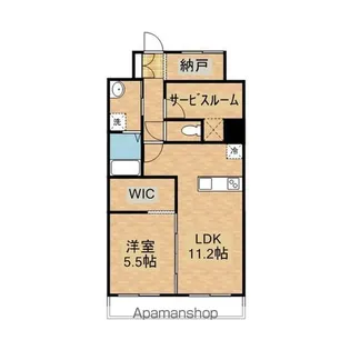 ライオンズマンション開運橋【703号室】の間取り