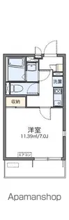 レオネクストアンビシャスVIG【2階】の間取り