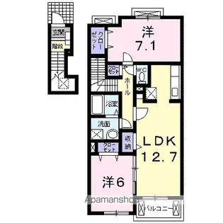 ネオ・パラッツォ【2階】の間取り