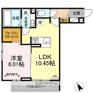 ピュア清水新居【3階】の間取り