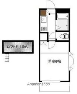 ラビパレス【107号室】の間取り