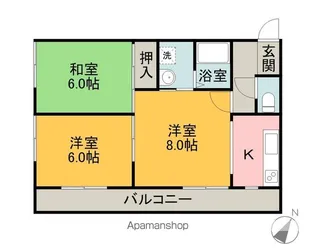 上島ビル【3階】の間取り