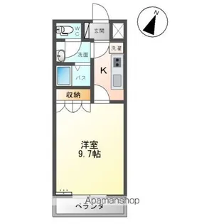 メゾン・ルピナス【1階】の間取り