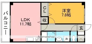 SYMPATHIE D【4階】の間取り