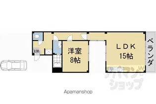 八久ハイツ【2階】の間取り