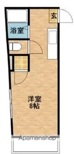 グランディオーズ宇宿【410号室】の間取り