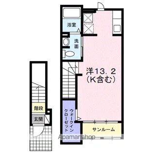 デサフィナード【2階】の間取り