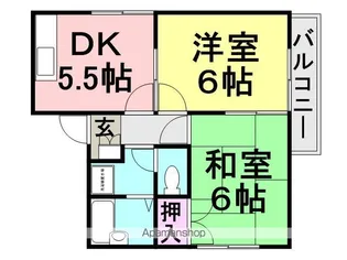 エトワールハイム立花【102号室】の間取り