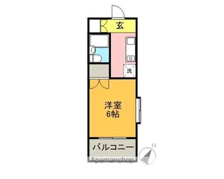 東京都目黒区東山1丁目【マンション】の間取り
