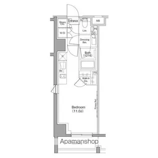 ザ・パークハビオ恵比寿プレイス【9階】の間取り