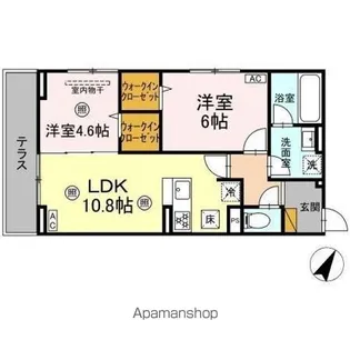 グランディール柏の葉【1階】の間取り