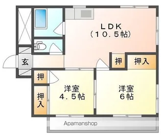 シエル神田【3階】の間取り