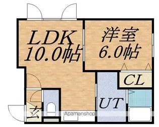 ポプラ館【1階】の間取り