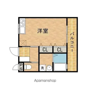 コンフォートイマツⅢ【211号室】の間取り