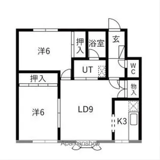 グリーンシャルマンD【202号室】の間取り