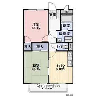 LIMPIA TAKAIDE A【3階】の間取り