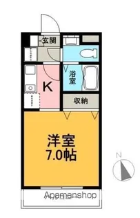 キャサリナACE【202号室】の間取り
