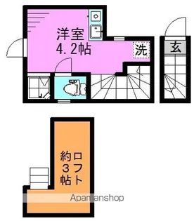 サークルハウス高円寺壱番館【2階】の間取り