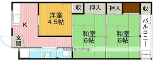 高田マンション【3階】の間取り