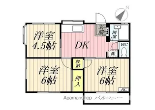 福田第1コーポ【102号室】の間取り