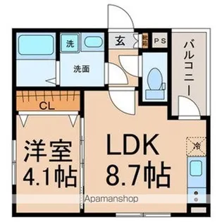 MOVE生駒WEST【2階】の間取り