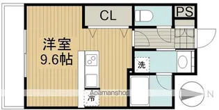 オハアスール【4階】の間取り