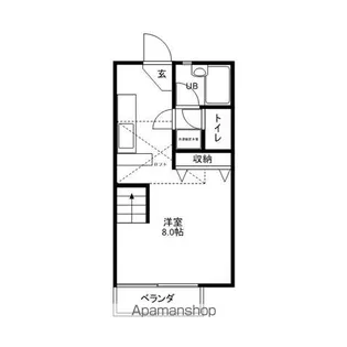 ピュアハイツ【203号室】の間取り