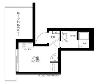 MG LUXURY SASAZUKA【4階】の間取り
