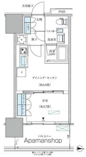 パークアクシス西大島コンフォートスクエア【5階】の間取り