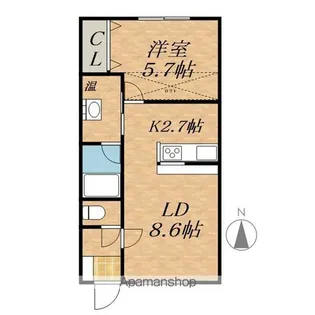 シャルムYS【2階】の間取り