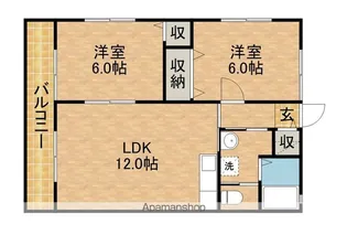 アリーズ【1階】の間取り
