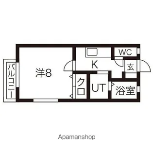 コンフォートY,S【1階】の間取り