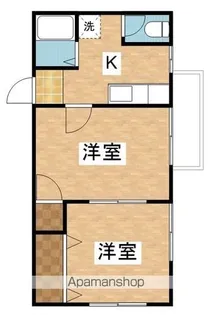 コンフォート東中島【2階】の間取り