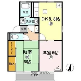 ロイヤルパレス新倉 A棟【1階】の間取り