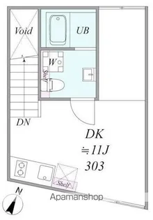 COCOON.A【303号室】の間取り