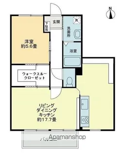 フォブール由良【2階】の間取り