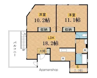 元本郷田口ビルⅡ【301号室】の間取り