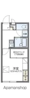 レオパレスラ エスペランサ【104号室】の間取り