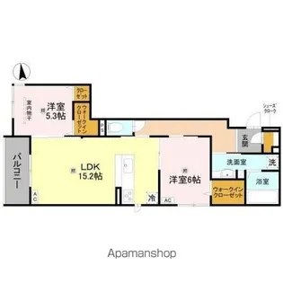 La Coeur北島【3階】の間取り