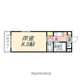 厚生シティハイツ【3階】の間取り