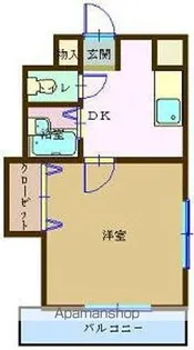 エスポワールⅠ田井【3階】の間取り