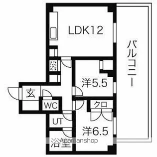 オークヒルズ小日向【3階】の間取り